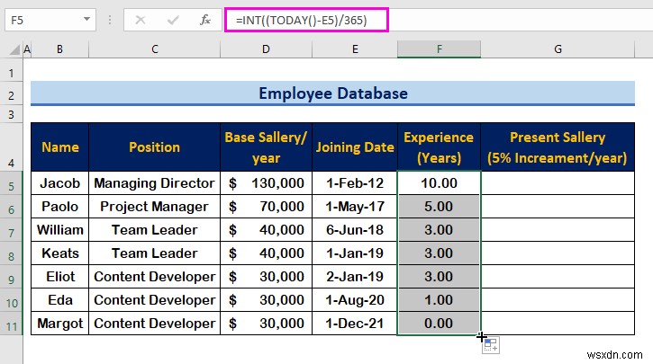 Excel में डायनामिक कर्मचारी डेटाबेस बनाएं: चरण-दर-चरण गाइड