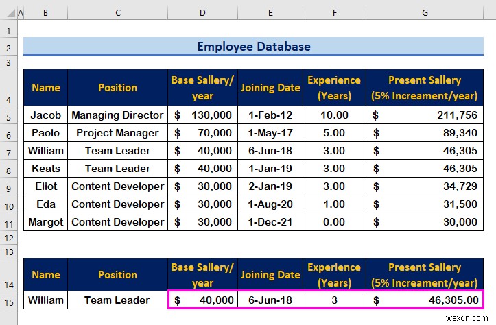 Excel में डायनामिक कर्मचारी डेटाबेस बनाएं: चरण-दर-चरण गाइड