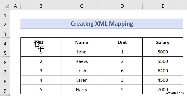 एक्सेल में XML मैपिंग बनाएं: एक चरण-दर-चरण मार्गदर्शिका