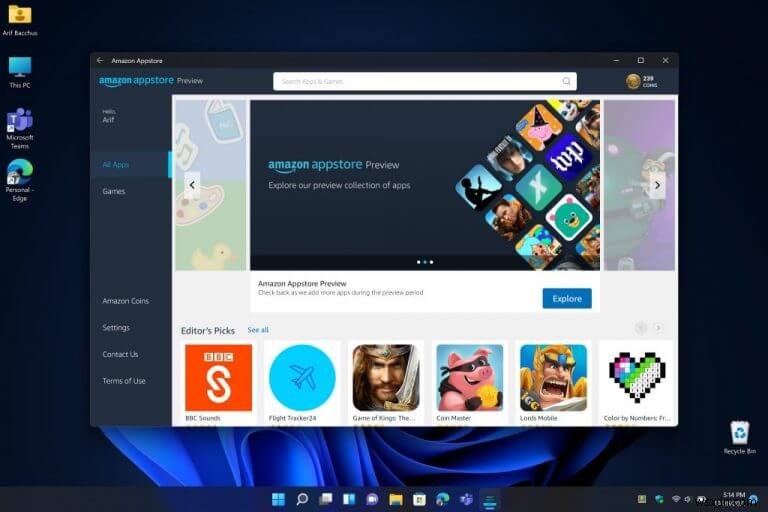 Amazon ऐप स्टोर के माध्यम से विंडोज 11 पर Android ऐप्स चलाएं - चरण-दर-चरण वीडियो गाइड