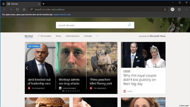 Microsoft Edge Insider न्यू टैब पेज अनुकूलित करें: चरण-दर-चरण मार्गदर्शिका