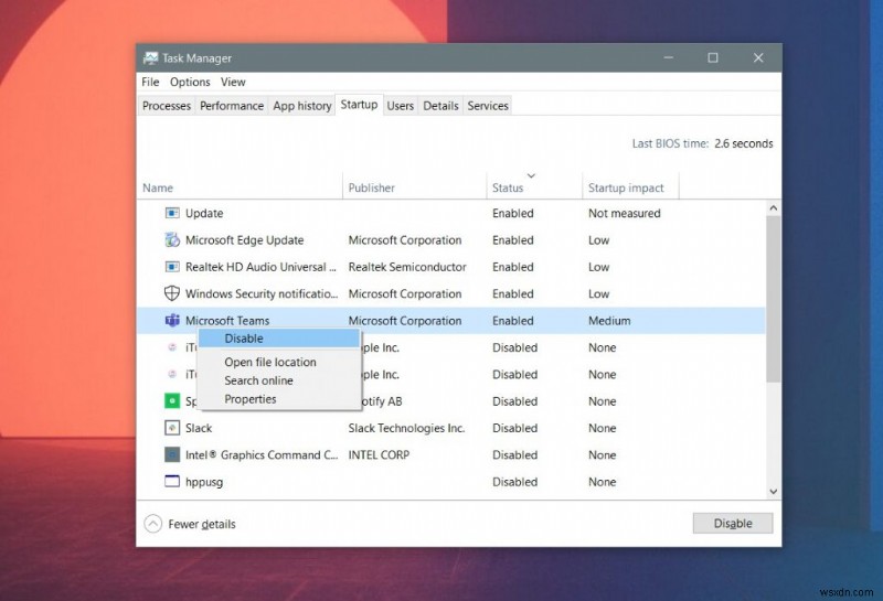 विंडोज 10 पर Microsoft Teams ऑटो-लॉन्च अक्षम करें - चरण-दर-चरण गाइड