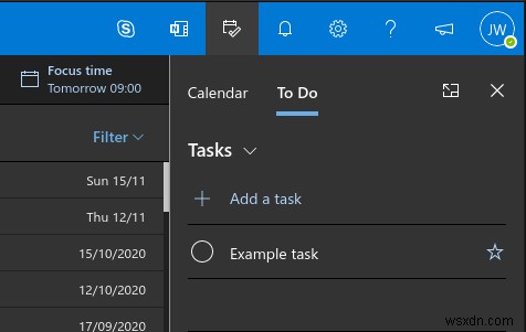 Outlook Web App में Outlook Notes और Tasks को सीधे एक्सेस करें