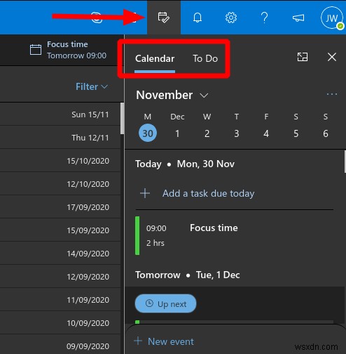 Outlook Web App में Outlook Notes और Tasks को सीधे एक्सेस करें