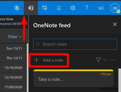 Outlook Web App में Outlook Notes और Tasks को सीधे एक्सेस करें