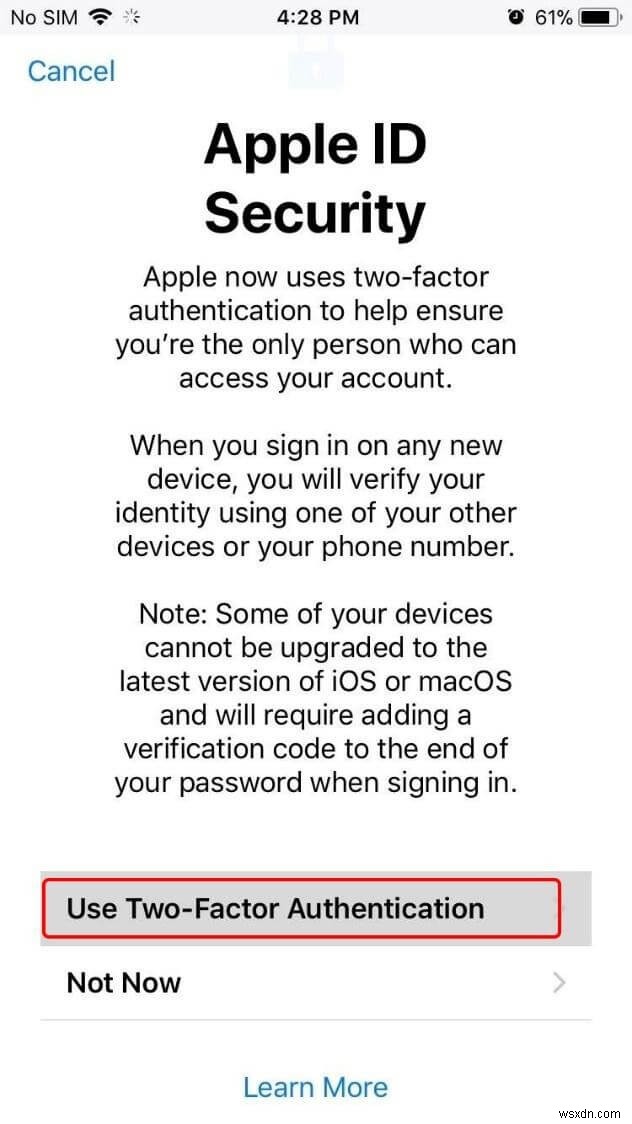 iOS 11 पर टू-फैक्टर ऑथेंटिकेशन सक्षम या अक्षम करें: चरण-दर-चरण मार्गदर्शिका
