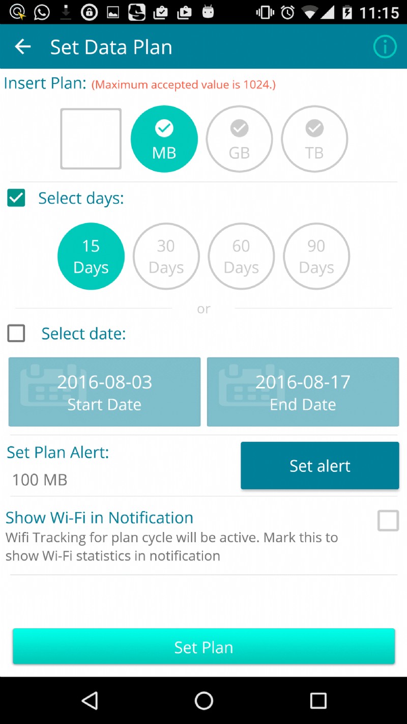 Check Data Usage ऐप से अपने डेटा उपयोग को ट्रैक और कंट्रोल करें