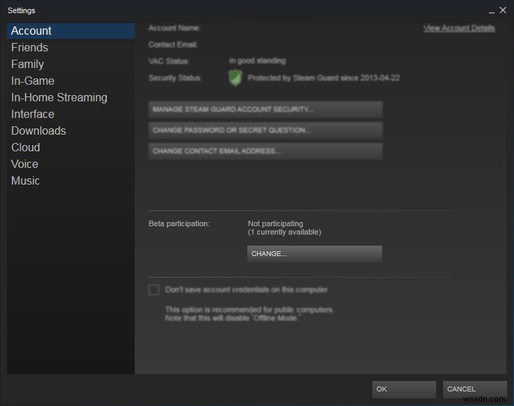 विंडोज 10 पर  Steam फ्रेंड्स नेटवर्क अनुपलब्ध  त्रुटि हल करें