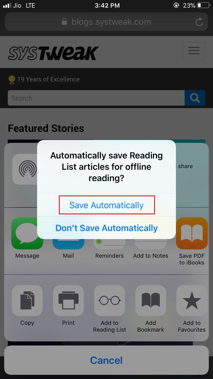 iPhone पर लेख ऑफलाइन पढ़ने के लिए सेव करें - आसान चरण-दर-चरण गाइड