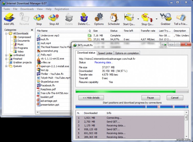 Windows 10, 8 और 7 के लिए टॉप 5 डाउनलोड मैनेजर