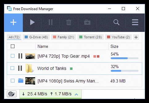 Windows 10, 8 और 7 के लिए टॉप 5 डाउनलोड मैनेजर