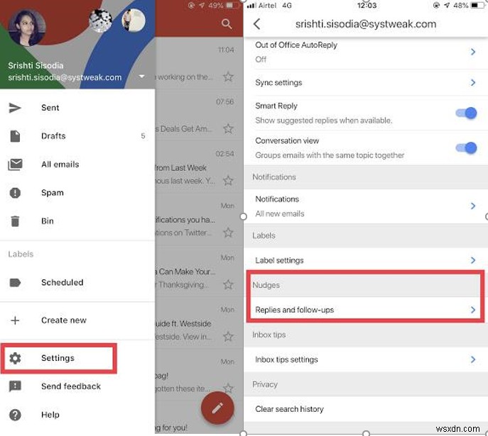Gmail में गूगल के Nudges फीचर को कैसे अक्षम करें - आसान चरण