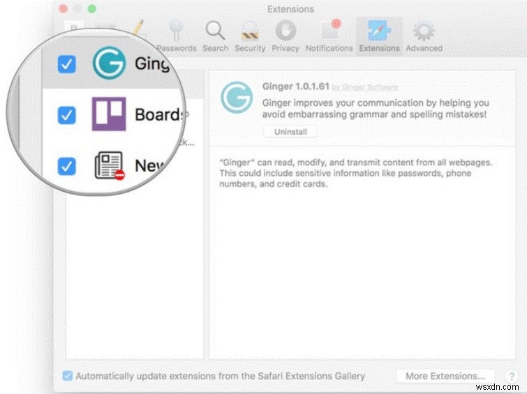 macOS पर Safari में एक्सटेंशन जोड़ने की चरण-दर-चरण गाइड