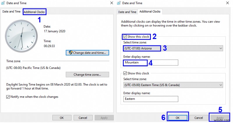 Windows 10 टास्कबार पर एकाधिक समय क्षेत्र प्रदर्शित करें: आसान चरण