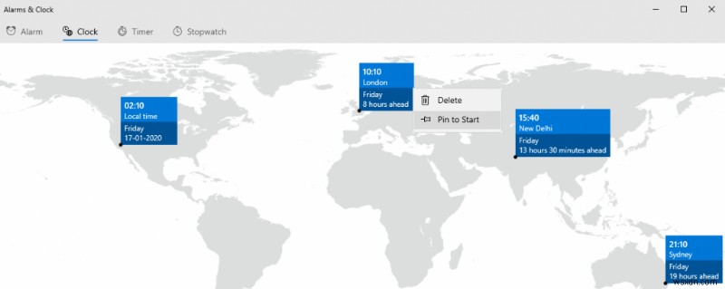 Windows 10 टास्कबार पर एकाधिक समय क्षेत्र प्रदर्शित करें: आसान चरण