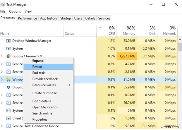 Windows 10 में  टास्कबार पर प्रोग्राम पिन करने में असमर्थ  एरर ठीक करें