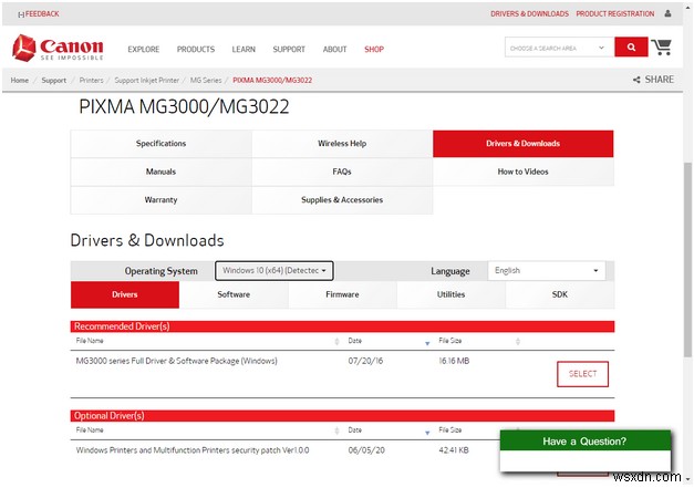 कैनन MG3000 प्रिंटर ड्राइवर्स को जल्दी डाउनलोड और अपडेट करें