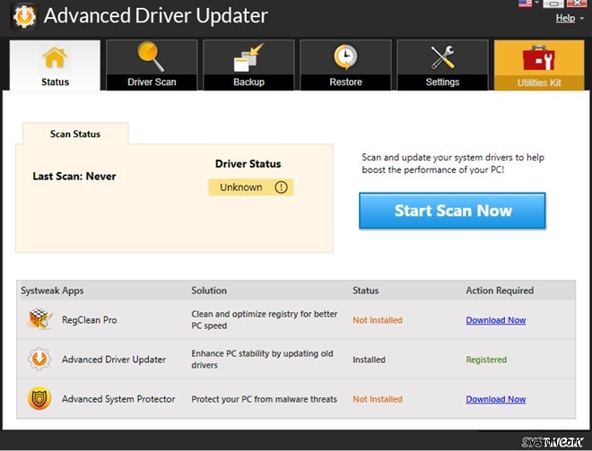 Systweak Advanced Driver Updater के साथ ऑटोमैटिक ड्राइवर स्कैन शेड्यूल करें - स्टेप-बाय-स्टेप गाइड
