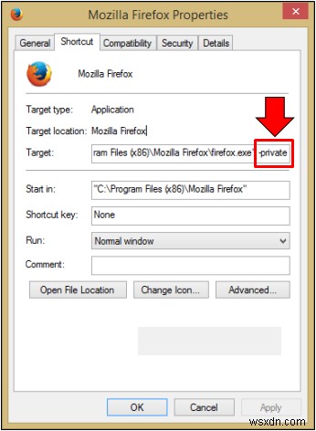 Chrome, Edge, Firefox, Safari में प्राइवेट ब्राउज़िंग के लिए डेस्कटॉप शॉर्टकट बनाएं