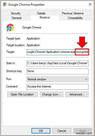 Chrome, Edge, Firefox, Safari में प्राइवेट ब्राउज़िंग के लिए डेस्कटॉप शॉर्टकट बनाएं