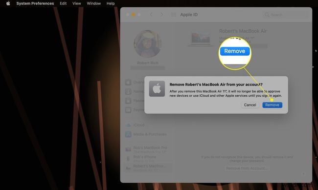 Apple ID से डिवाइस कैसे निकालें