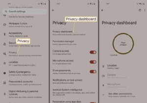 Android 12 गोपनीयता डैशबोर्ड तक कैसे पहुंचें