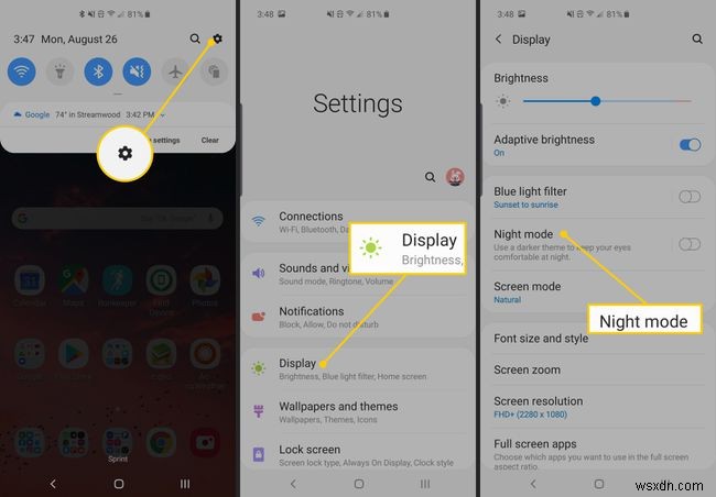 सैमसंग फोन के लिए नाइट मोड का उपयोग कैसे करें