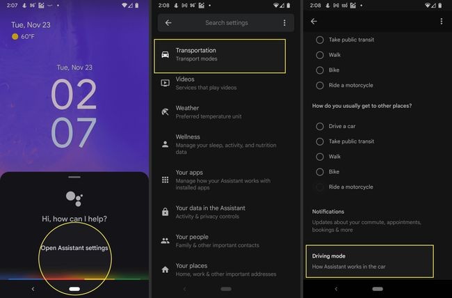Google Assistant ड्राइविंग मोड कैसे शुरू करें