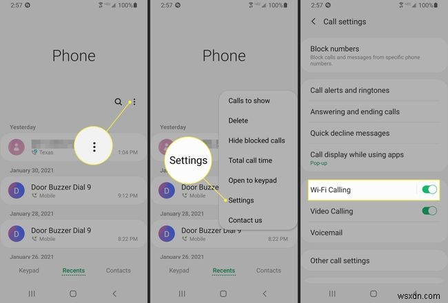 सैमसंग फोन पर वाई-फाई कॉलिंग कैसे सक्षम करें