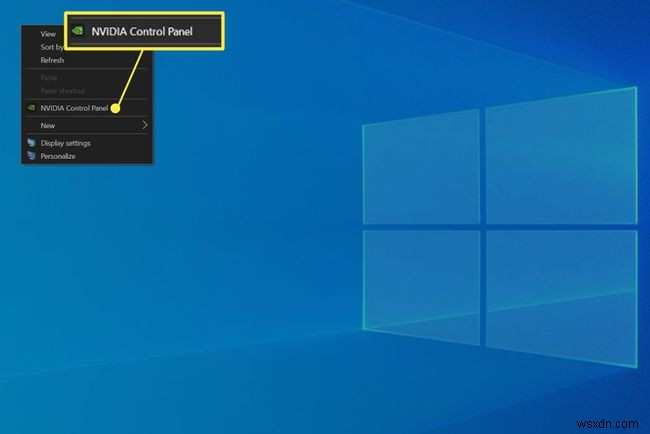 एनवीडिया कंट्रोल पैनल कैसे खोलें