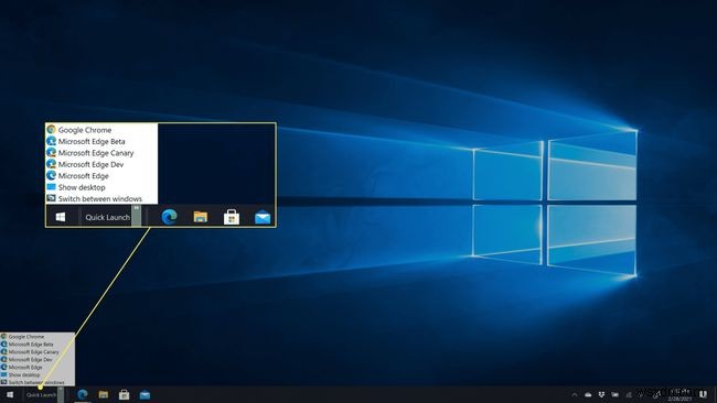 Windows 10 में त्वरित लॉन्च टूलबार कैसे जोड़ें