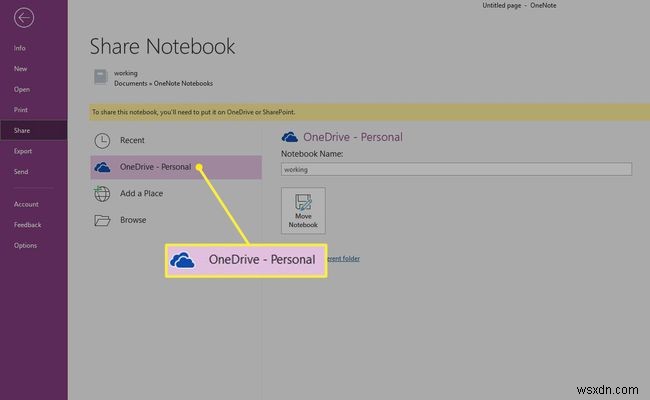 OneNote को अपने OneDrive खाते से कैसे सिंक करें