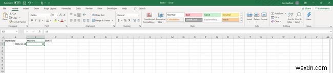 Excel में EDATE फ़ंक्शन का उपयोग कैसे करें