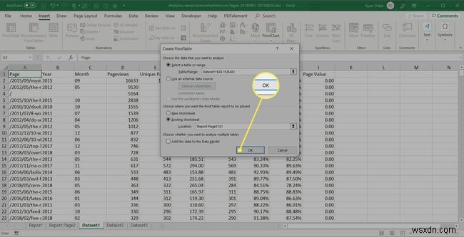 Excel में रिपोर्ट कैसे बनाएं