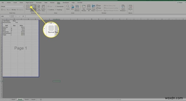 Excel में किसी पेज को कैसे डिलीट करें