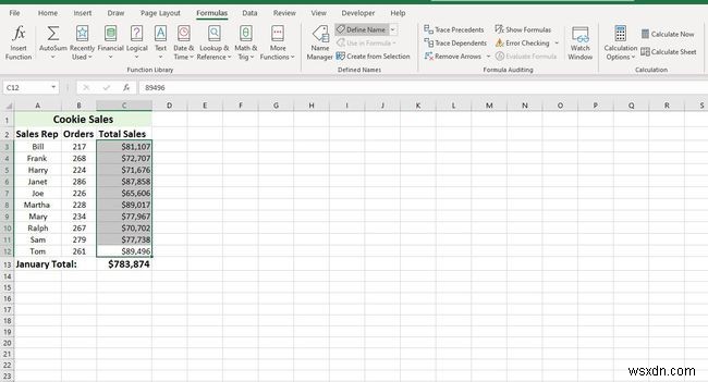 Excel में नामांकित श्रेणी को कैसे परिभाषित और संपादित करें