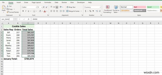 Excel में नामांकित श्रेणी को कैसे परिभाषित और संपादित करें