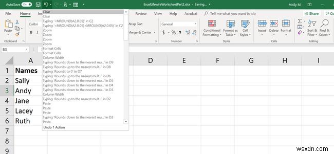 Excel में पूर्ववत करें, फिर से करें और दोहराएं का उपयोग कैसे करें