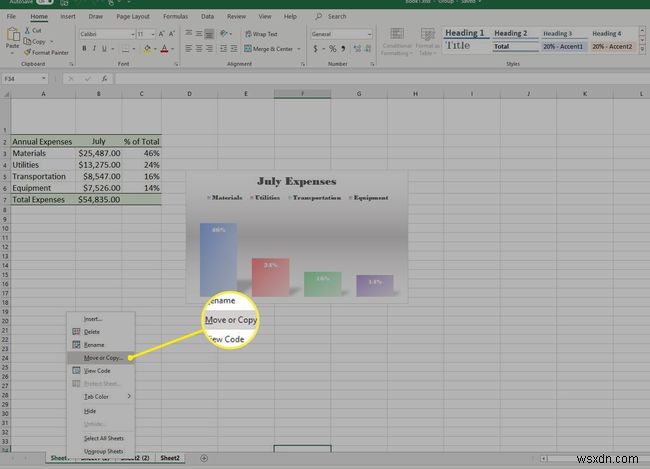 Excel में किसी शीट को कॉपी कैसे करें