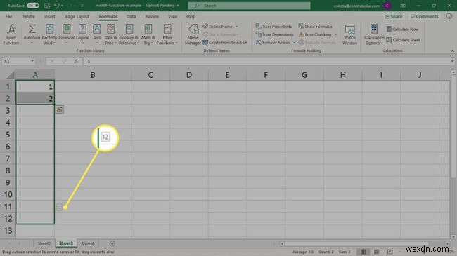 Excel में MONTH फॉर्मूला का उपयोग कैसे करें