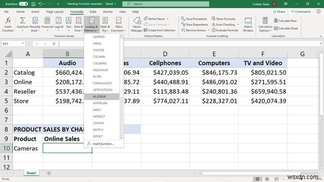 Excel HLOOKUP फंक्शन का उपयोग कैसे करें