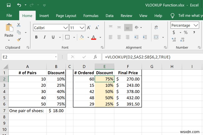 एक्सेल में VLOOKUP फ़ंक्शन का उपयोग कैसे करें