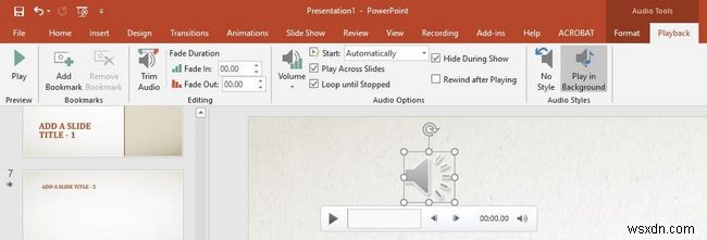 PowerPoint में ऑडियो कैसे जोड़ें