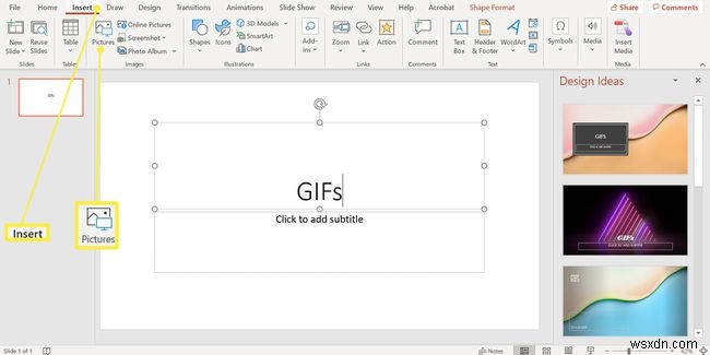 PowerPoint में GIF कैसे लगाएं