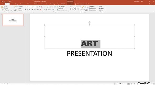 PowerPoint Format Painter के साथ टेक्स्ट को कैसे फॉर्मेट करें