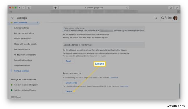 Google कैलेंडर कैसे हटाएं