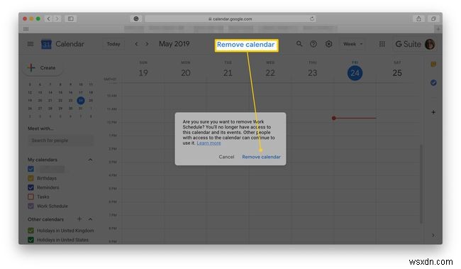 Google कैलेंडर कैसे हटाएं