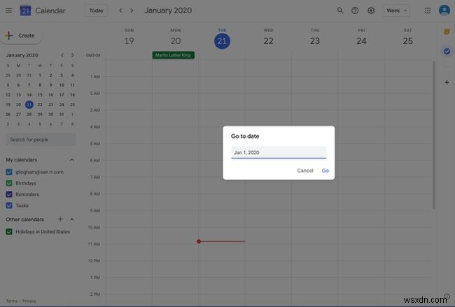 Google कैलेंडर में किसी भी तारीख पर तुरंत कैसे जाएं