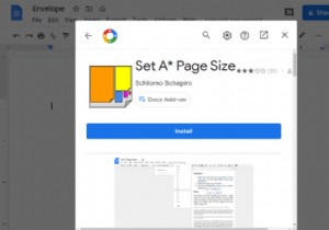 Google डॉक्स लिफाफा टेम्प्लेट कैसे बनाएं