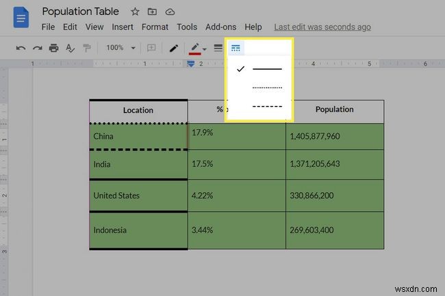 Google डॉक्स में तालिका कैसे बनाएं